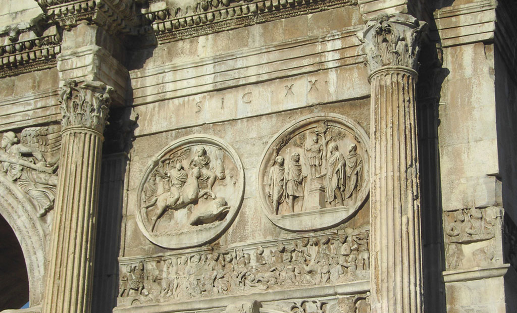 سنگ نگاره های دایره ای مربوط به زمان امپراتور هادریان
