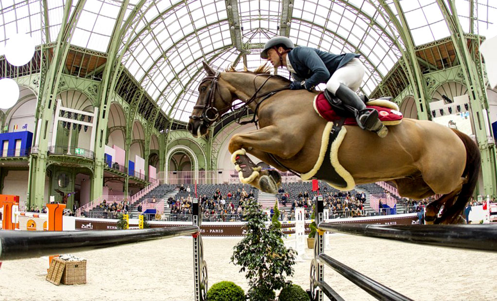 برگزاری مسابقات اسب دوانی در گراند پله پاریس