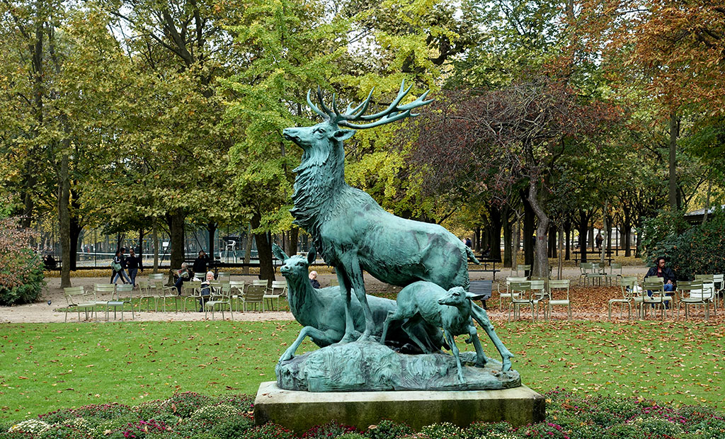 مجسمه های باغ لوگزامبورگ پاریس
