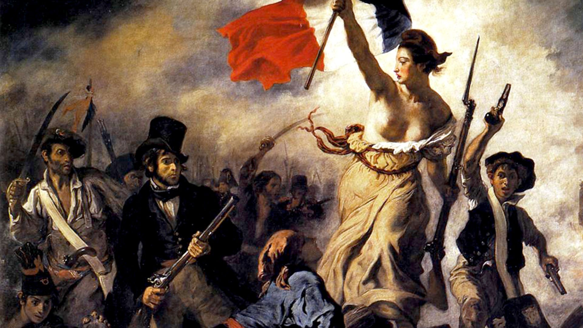نقاشی آزادی هدایتگر مردم در موزه لوور پاریس