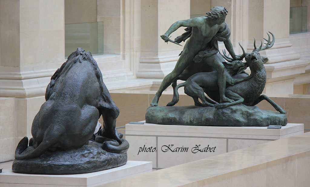 مجسمه های فرانسوی موزه لوور