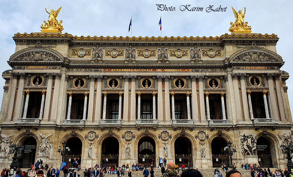 نمای اصلی ساختمان اپرا گارنیه پاریس
