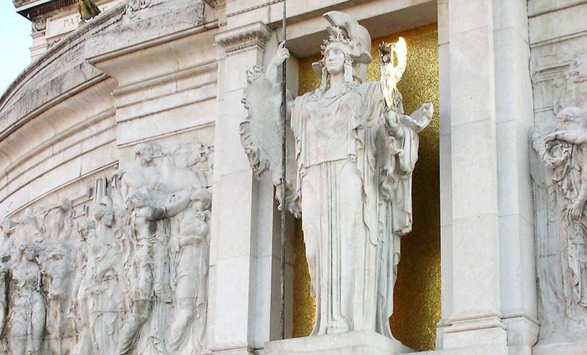 مجسمه روما الهه محافظ شهر رم