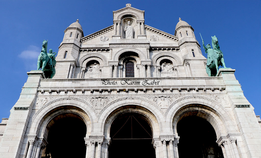 نمای اصلی کلیسای سکره کور پاریس
