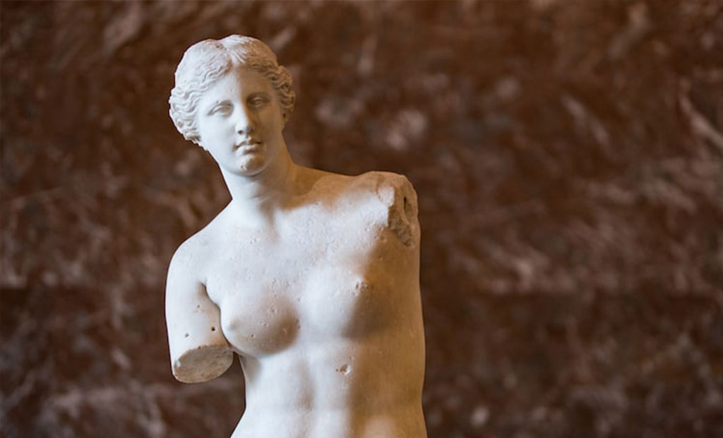 مجسمه یونانی ونوس الهه عشق و زیبایی